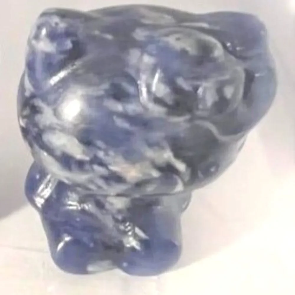 Adorable Hello Kitty Carving -  Sodalite